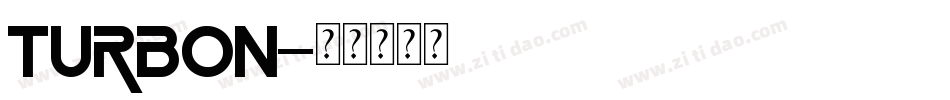 Turbon字体转换