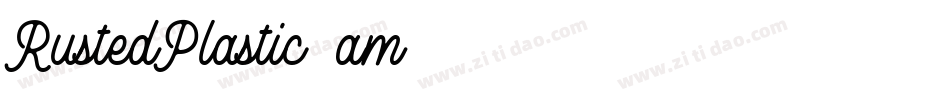 RustedPlastic-5am8字体转换
