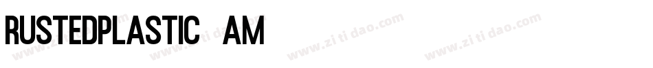 RustedPlastic-5am8字体转换