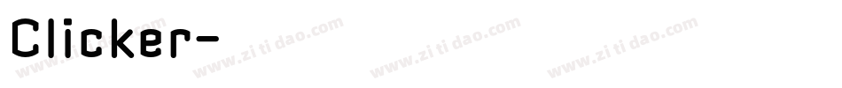 Clicker字体转换