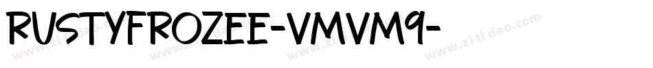RustyFrozee-vmvm9字体转换