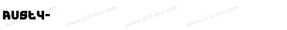 Rusty字体转换