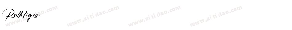 Ruthligos字体转换