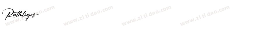 Ruthligos字体转换