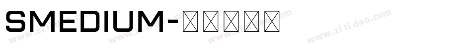 SMedium字体转换