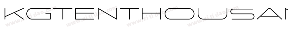 KgTenThousandReasons-R1ll字体转换 KgTenThousandReasons-R1ll字体转换