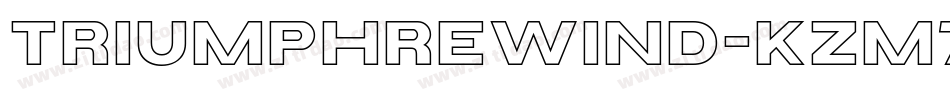 TriumphRewind-KZM7字体转换