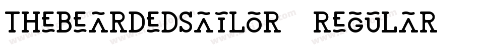 TheBeardedSailor-Regular字体转换