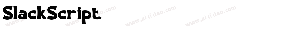 SlackScript字体转换