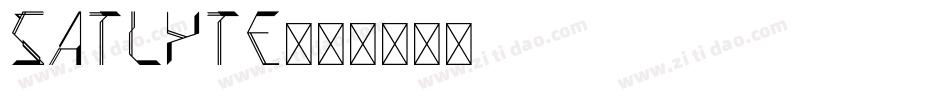 SATLYTE字体转换