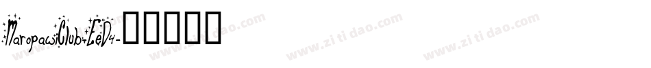 MaropawiClub-EeD4字体转换