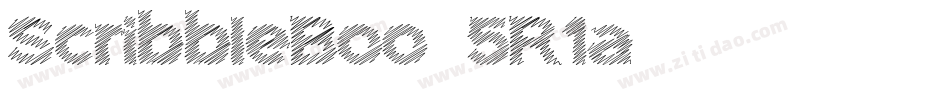 ScribbleBoo-5R1a字体转换