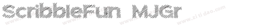 ScribbleFun-MJGr字体转换