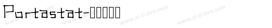 Portastat字体转换