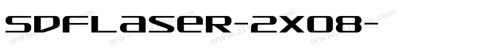 SdfLaser-2xO8字体转换