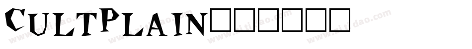 CultPlain字体转换
