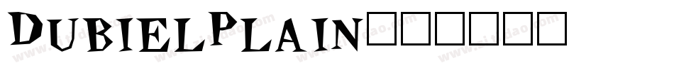 DubielPlain字体转换