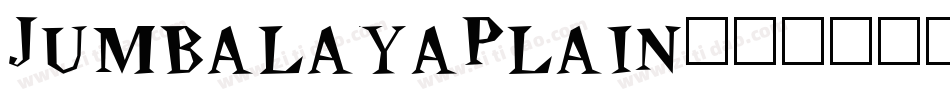 JumbalayaPlain字体转换