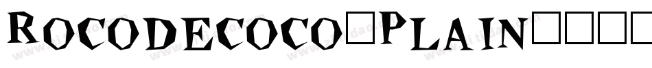Rocodecoco-Plain字体转换