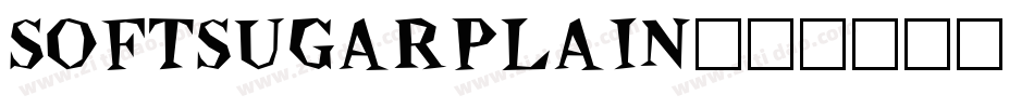 SOFTSUGARPLAIN字体转换