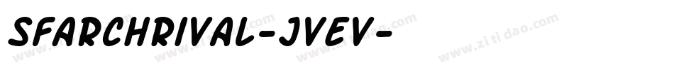 SfArchRival-jVev字体转换 SfArchRival-jVev字体转换