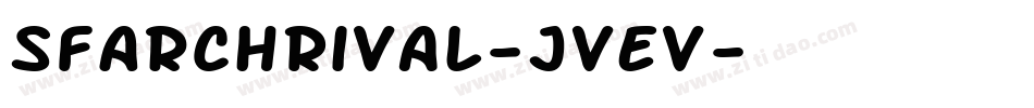 SfArchRival-jVev字体转换 SfArchRival-jVev字体转换