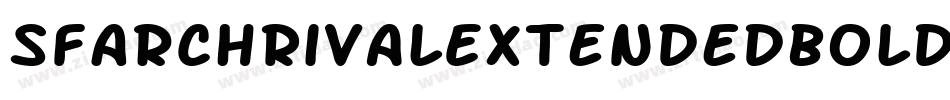 SfArchRivalExtendedBold-VqRy字体转换 SfArchRivalExtendedBold-VqRy字体转换