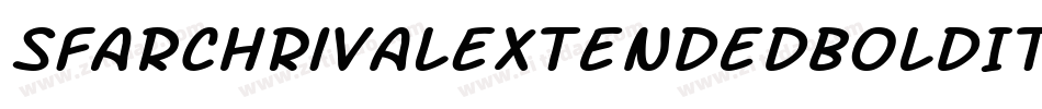 SfArchRivalExtendedBoldItalic-5aDz字体转换 SfArchRivalExtendedBoldItalic-5aDz字体转换
