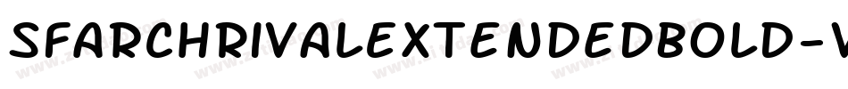 SfArchRivalExtendedBold-VqRy字体转换 SfArchRivalExtendedBold-VqRy字体转换