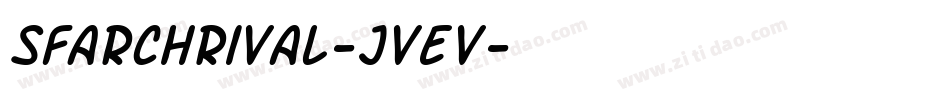 SfArchRival-jVev字体转换 SfArchRival-jVev字体转换