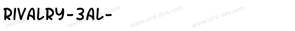 Rivalry-3aL字体转换
