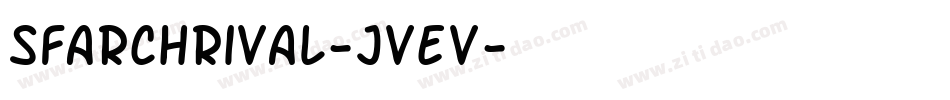 SfArchRival-jVev字体转换 SfArchRival-jVev字体转换