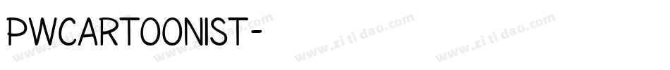 PWCartoonist字体转换