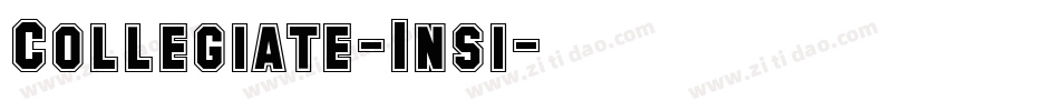 Collegiate-Insi字体转换