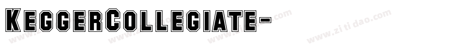 KeggerCollegiate字体转换