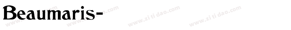 Beaumaris字体转换
