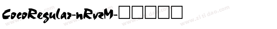 CocoRegular-nRvzM字体转换