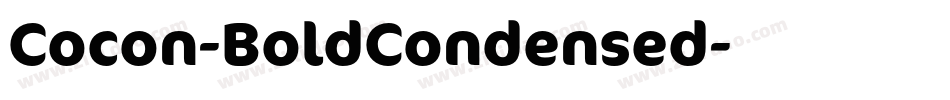 Cocon-BoldCondensed字体转换
