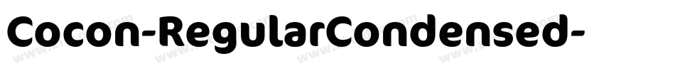 Cocon-RegularCondensed字体转换