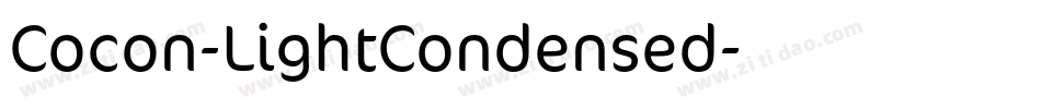 Cocon-LightCondensed字体转换
