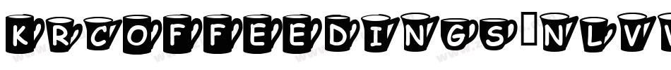 KrCoffeeDings-nLVV字体转换