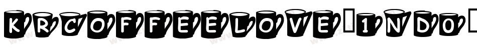 KrCoffeeLove-1nd0字体转换