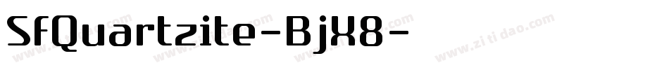 SfQuartzite-BjX8字体转换