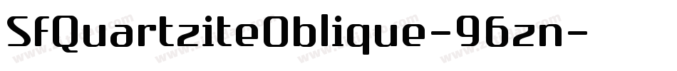 SfQuartziteOblique-96zn字体转换