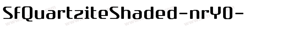 SfQuartziteShaded-nrY0字体转换