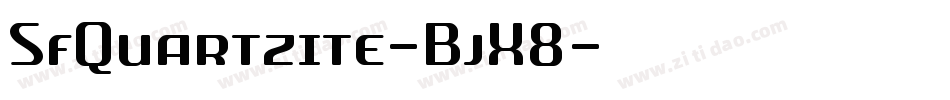SfQuartzite-BjX8字体转换