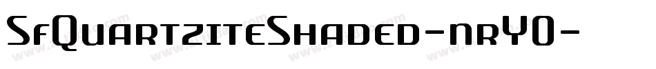 SfQuartziteShaded-nrY0字体转换