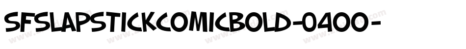 SfSlapstickComicBold-04Oo字体转换