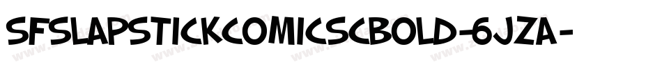 SfSlapstickComicScBold-6jZA字体转换