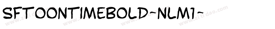 SfToontimeBold-nLm1字体转换